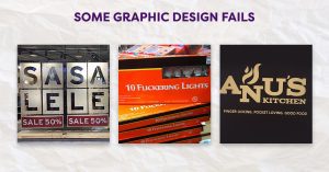 advertising graphic design fails