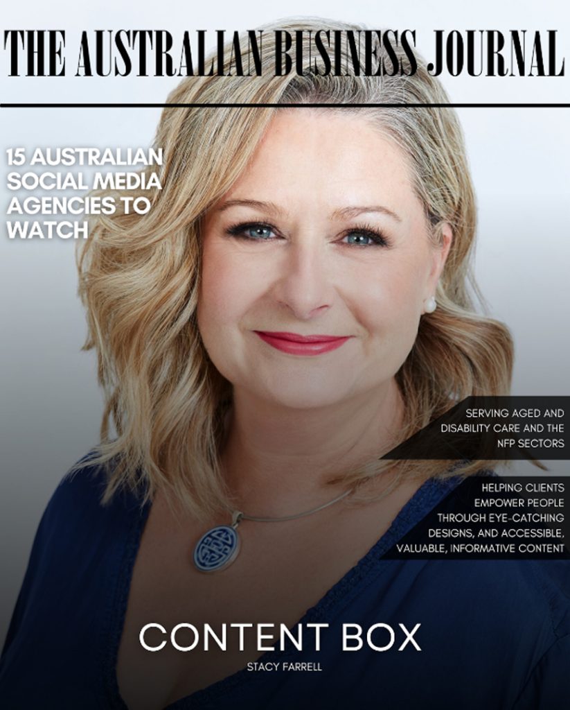 Stacy Farrell featured in the Australian Business Journal image