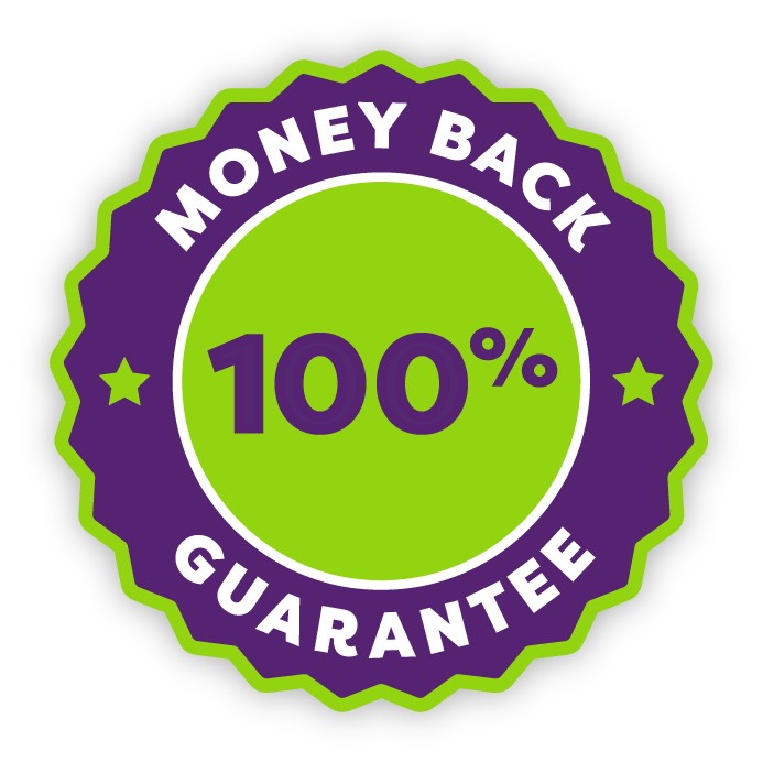 100% Money Back Guarantee